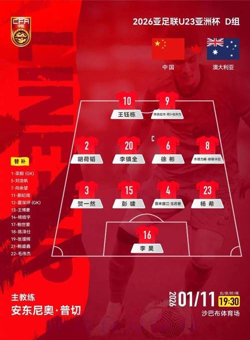 U23亚洲杯预选赛 | 中国队0比0澳大利亚队 小组第二晋级决赛阶段